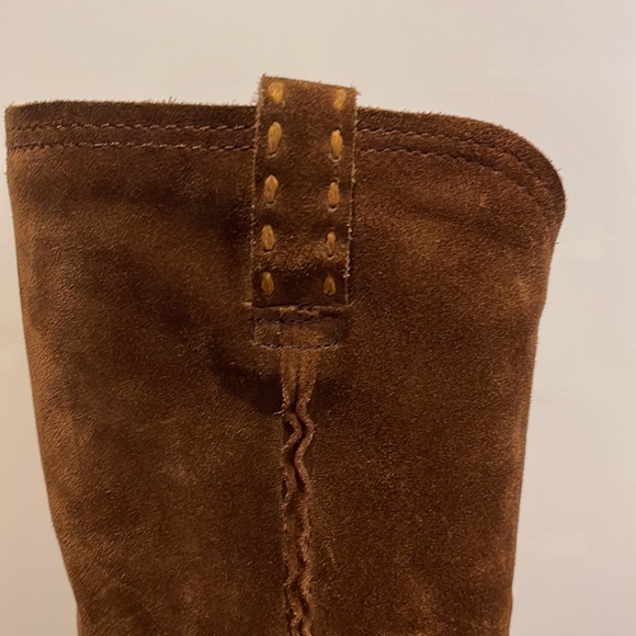 Frye Boots Brown Suede 6M EUC - Picture 2 of 8